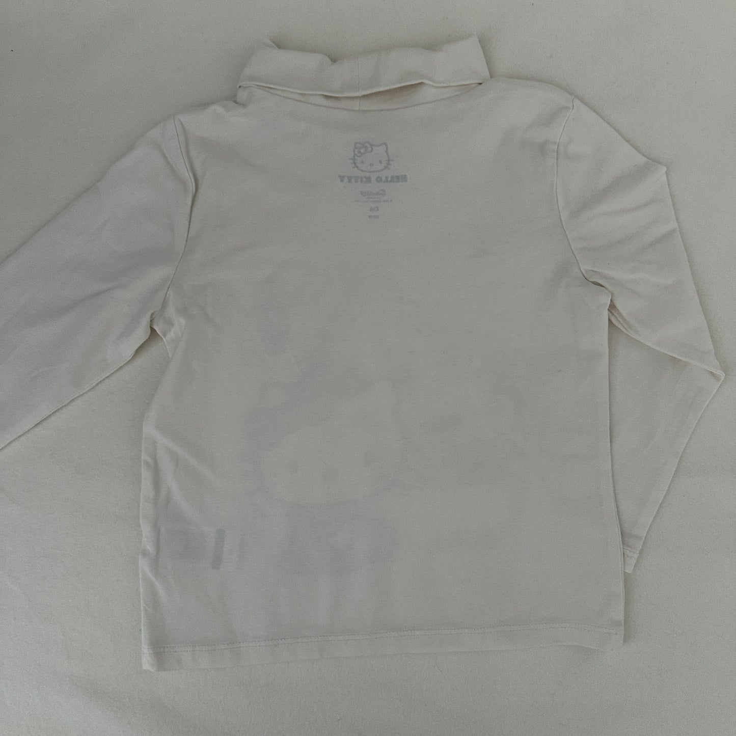 Hello Kitty Rollkragen-Shirt Cremeweiss Gr. 98