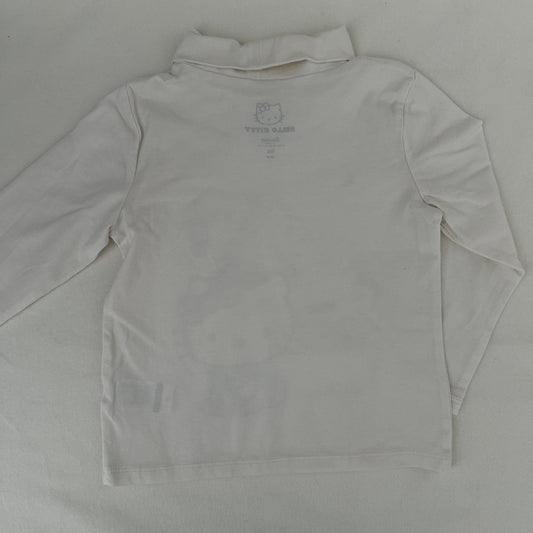 Hello Kitty Rollkragen-Shirt Cremeweiss Gr. 98