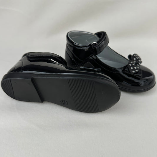Cupcake Couture Mädchen Lackschuhe Schwarz mit Schleife Gr. 24