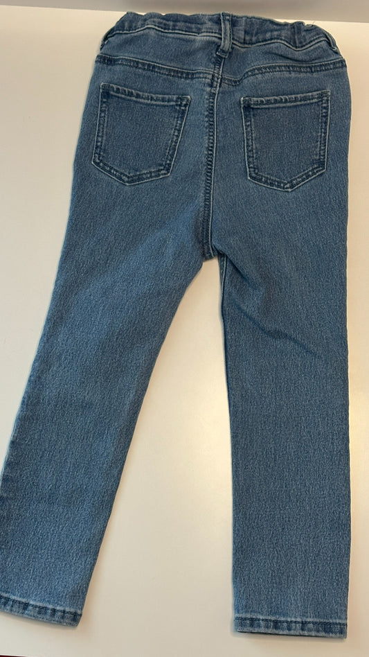 H&M Jeans 98 | Blau | Slim Fit | Verstellbarer Bund