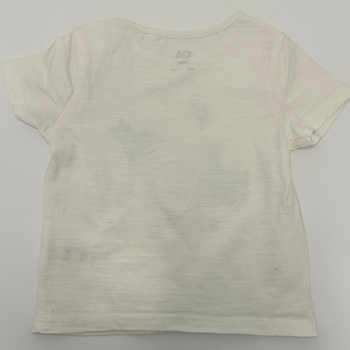 Kurzarm Babyshirt mit Katzenmotiv Gr. 68