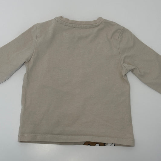 Langarmshirt mit Mickey Maus Print Gr. 74