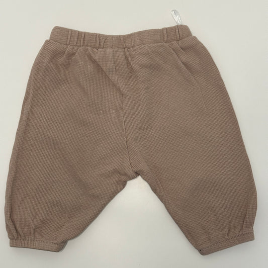 Babyhose Rippstoff Taupe Gr. 62