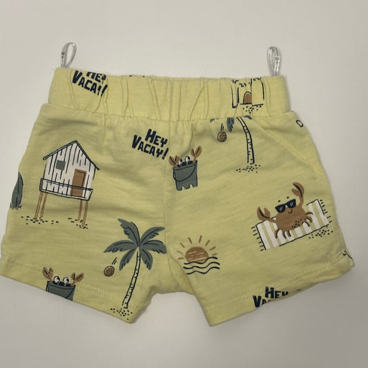 Baby Shorts „Hey Vacay!“ mit Sommer-Print Gr. 62