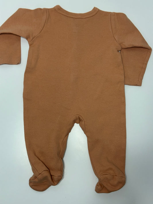 Strampler „So Cute“ Zimtbraun Gr. 56