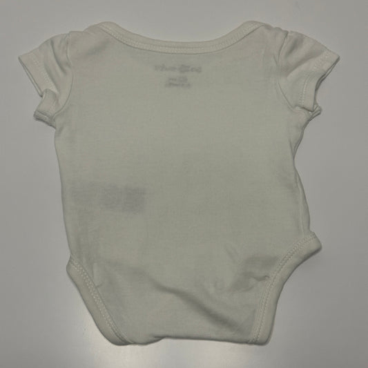 Kurzarmbody Uni Weiss Gr. 62