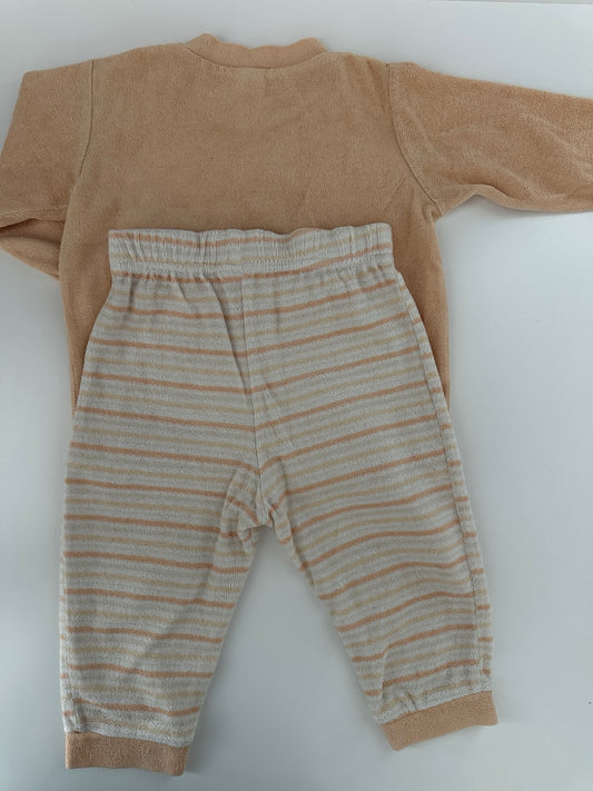 Baby Set Pullover & Hose Baby Club C&A Beige Gr. 80