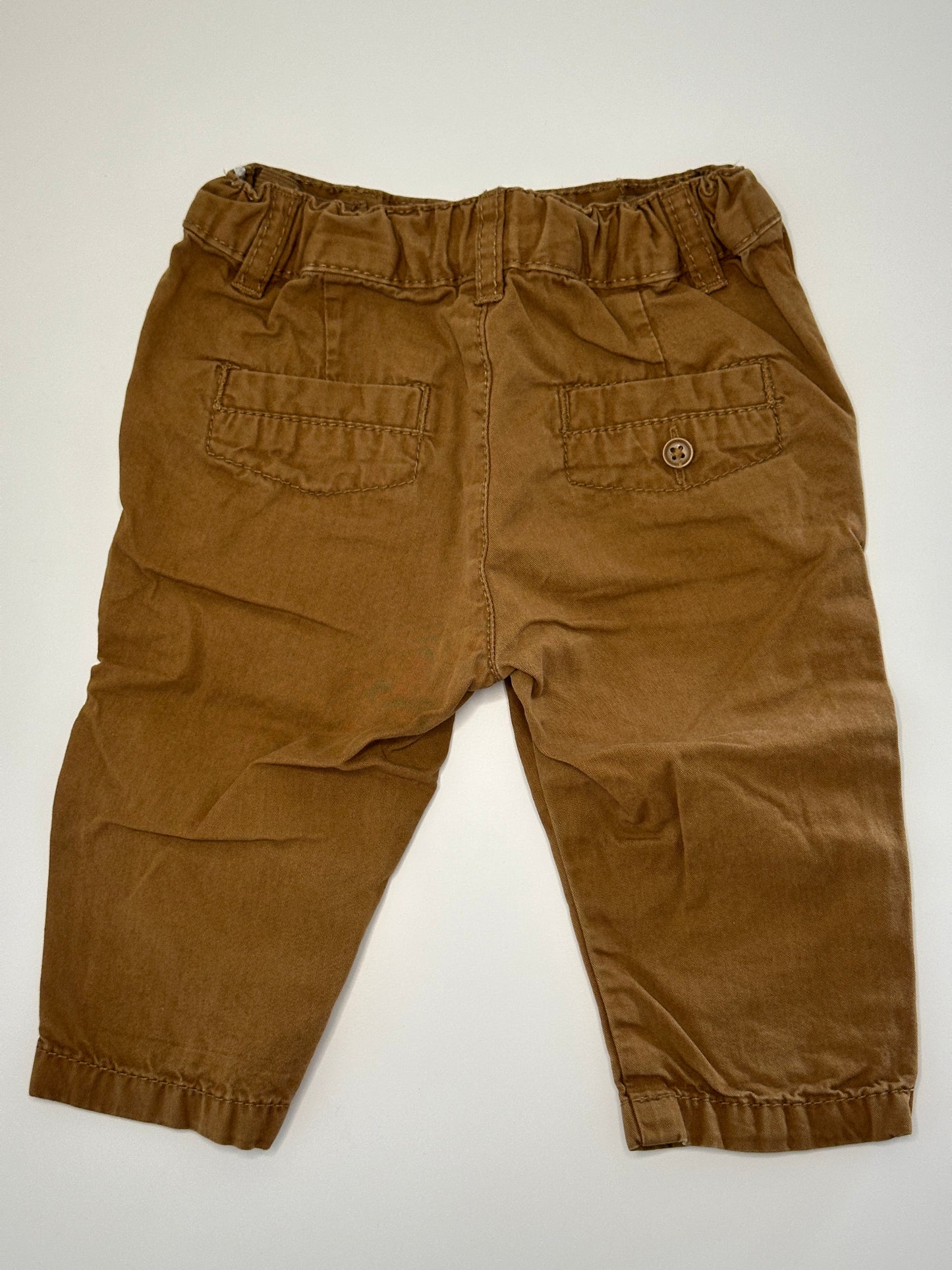 Lange Babyhose in Braun Gr. 68