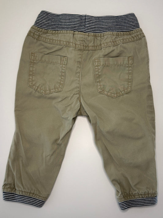 Bequeme Babyhose mit Streifenbund Gr. 74