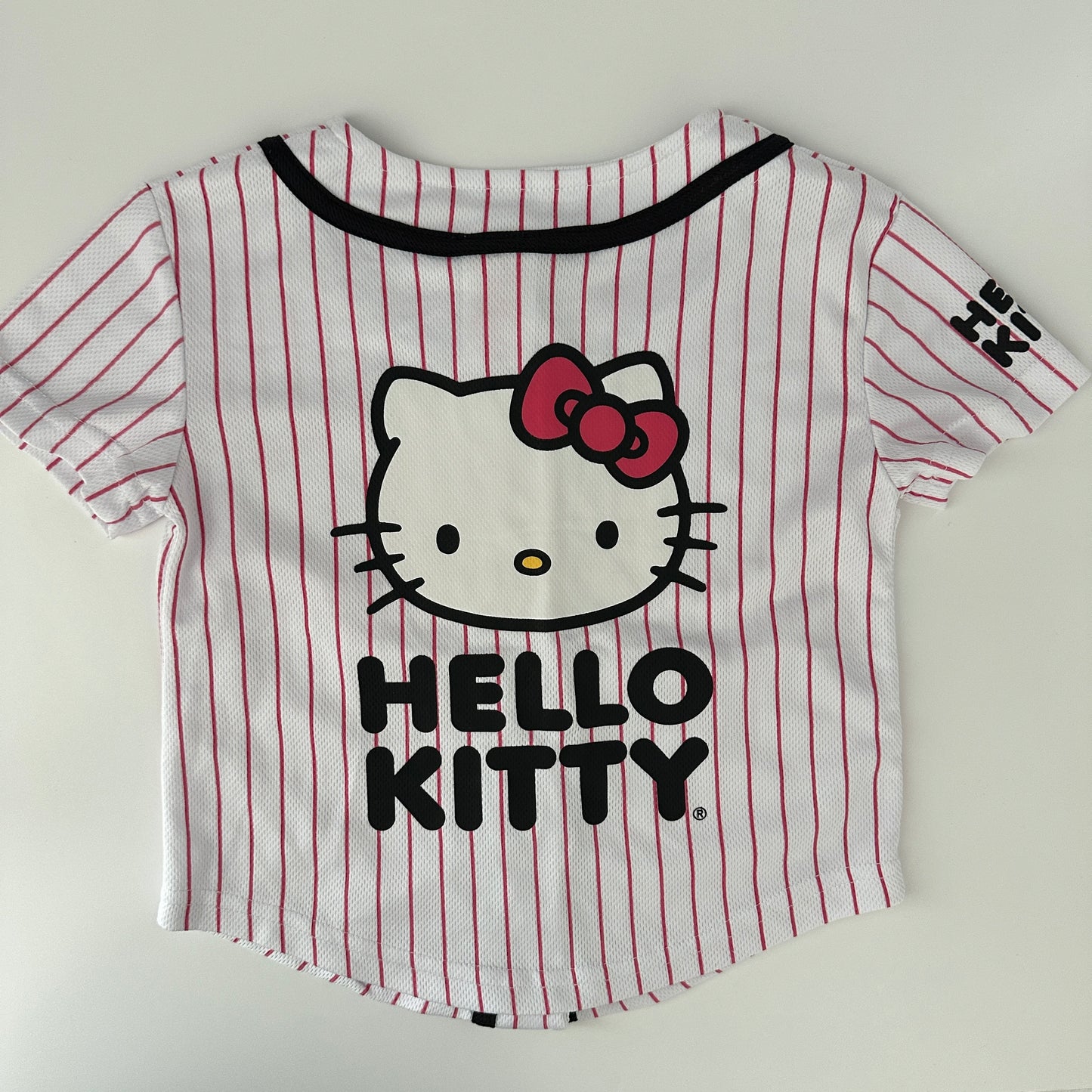 Hello Kitty Baseball Jersey Weiss-Pink Gr. 104 – Gestreift