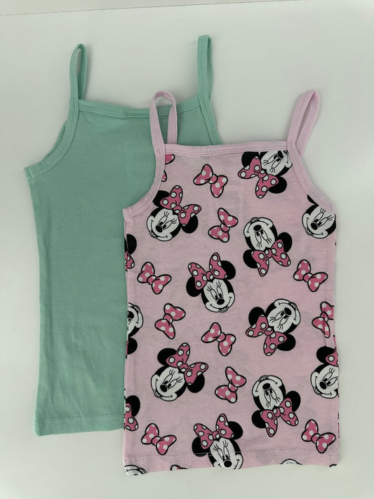 Disney Minnie Mouse Unterhemd Set Gr. 98/104 – 2er Pack Pastell