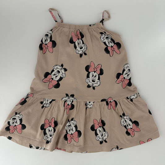 Disney Minnie Mouse Sommerkleid Beige Gr. 92/98 – Allover Print