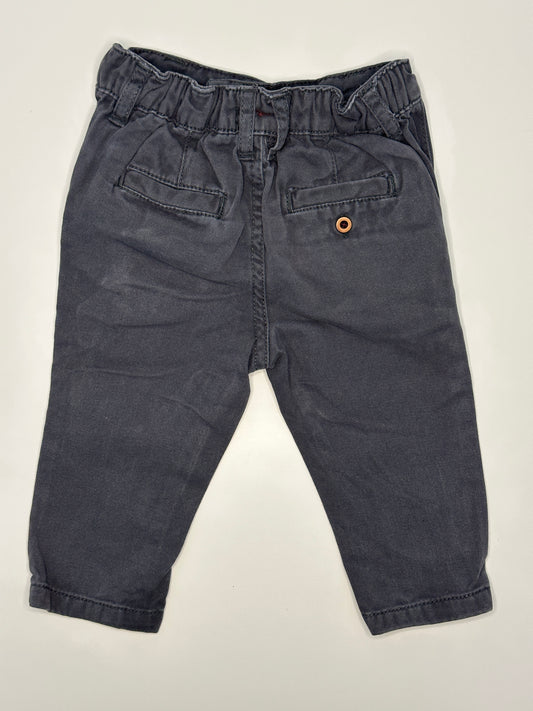 Babyhose Dunkelgrau Gr. 68