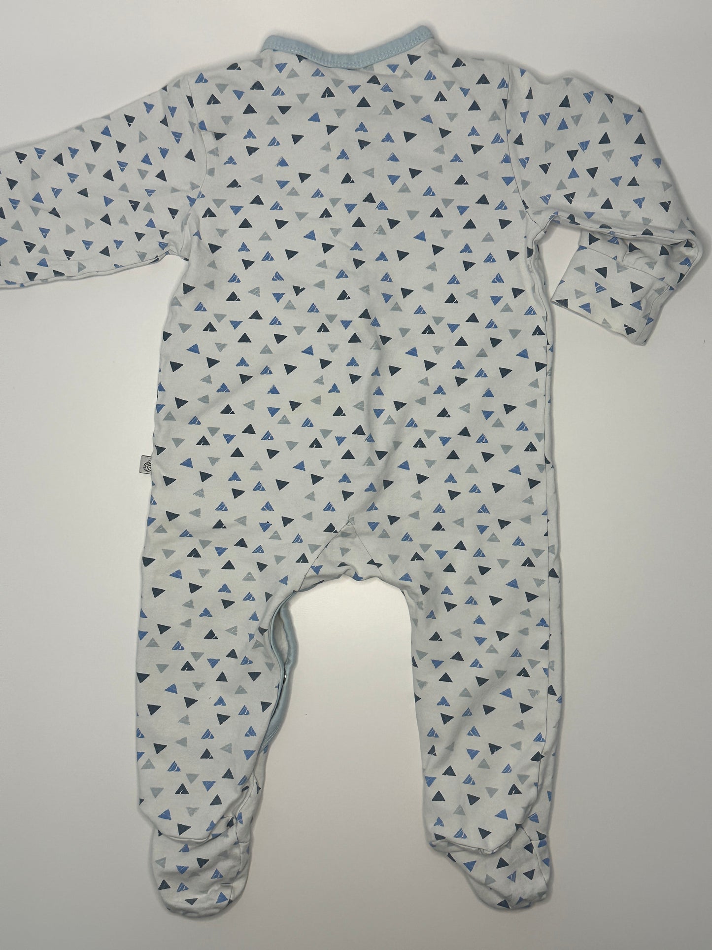 Pyjama / Strampler mit Füsschen Gr. 62/68