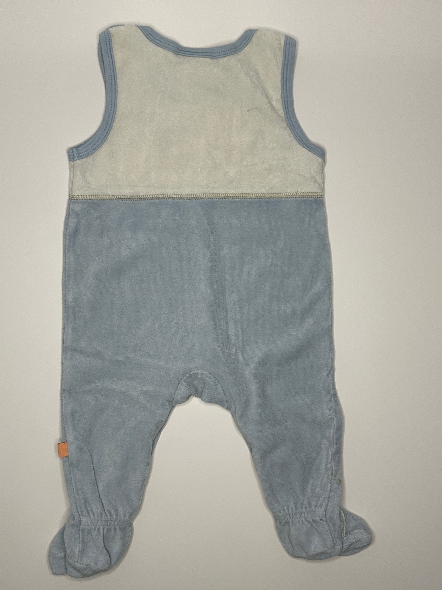 Warmer Strampler mit Füsschen Gr. 62/68