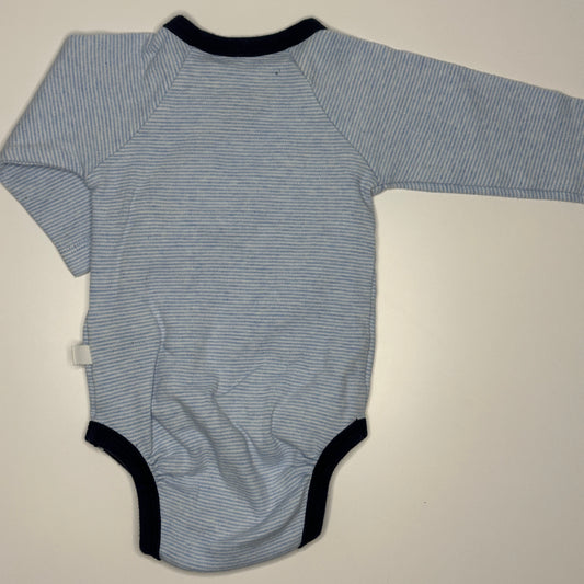 Wickelbody mit Bauernhof-Motiv Gr. 56