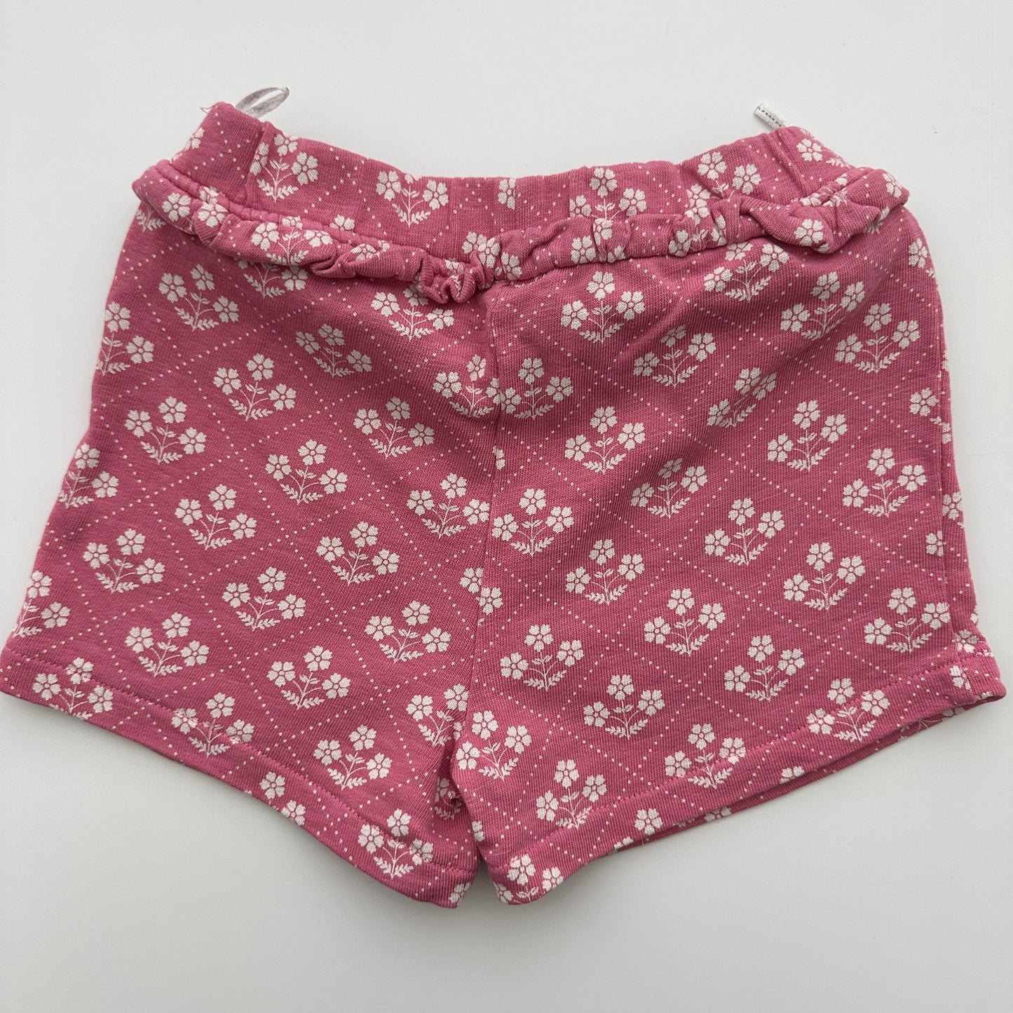 C&A Baby Shorts Rosa mit Blumenmuster Gr. 86