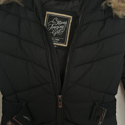 Winterjacke mit Fell Gr. 128