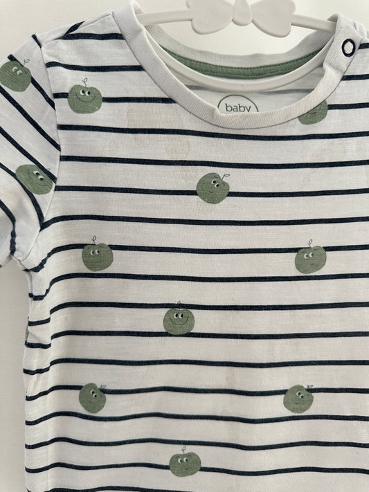 T-Shirt mit Äpfel Gr. 92