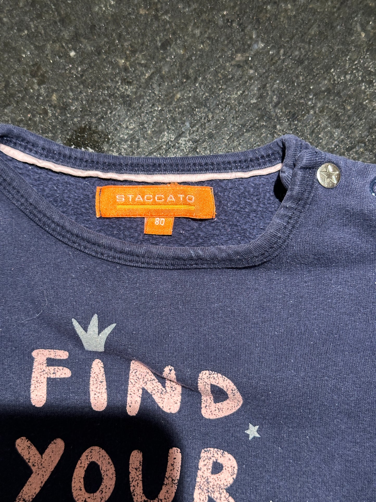 Pullover "find yourself" Gr. 74-80