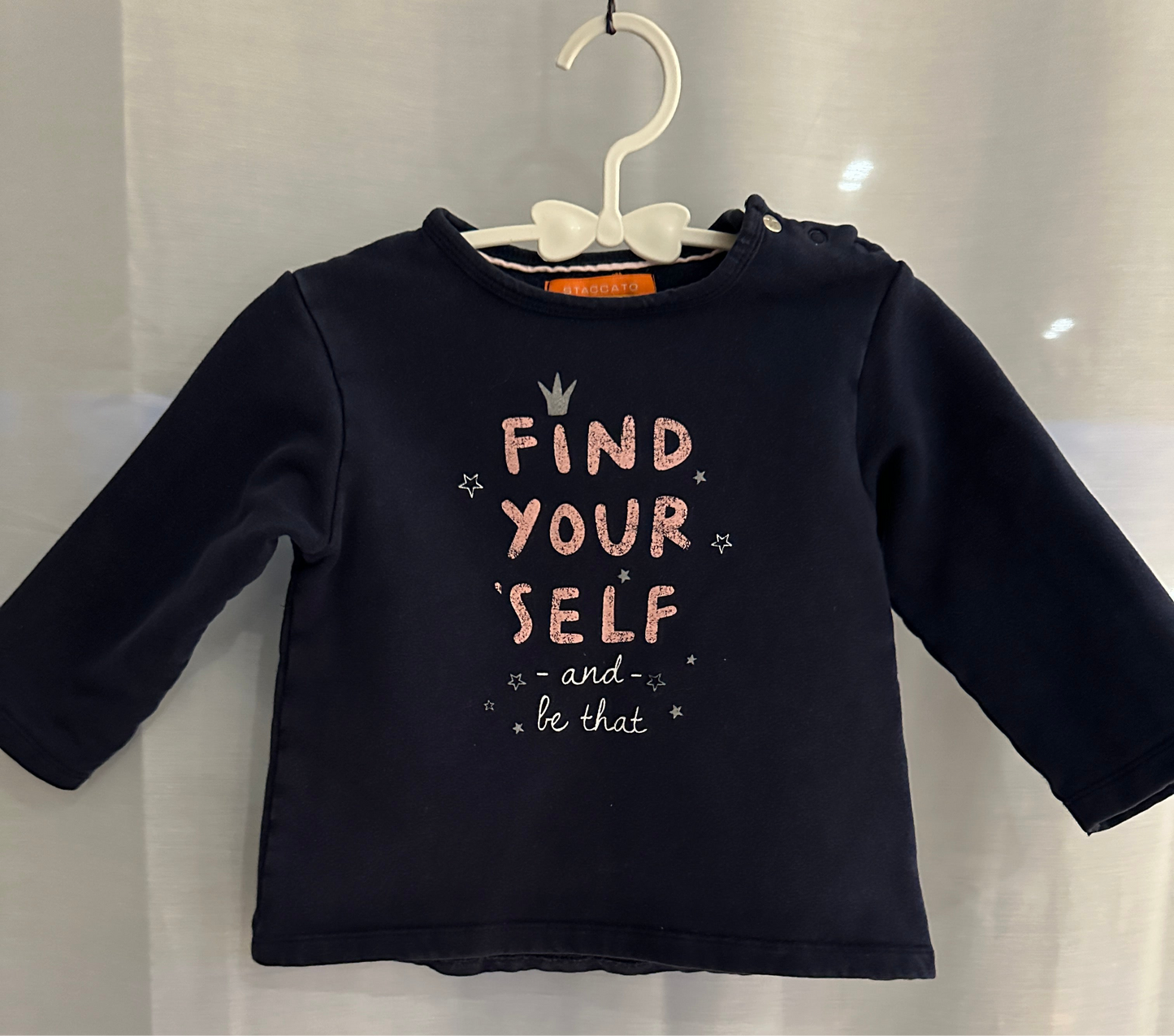 Pullover "find yourself" Gr. 74-80