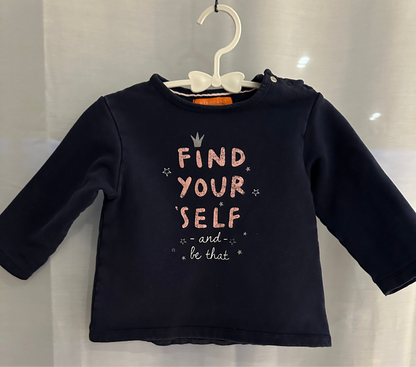 Pullover "find yourself" Gr. 74-80