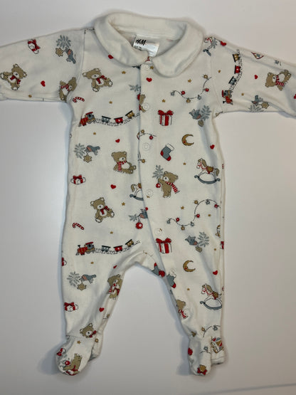 Strampler Weihnachten Gr. 56