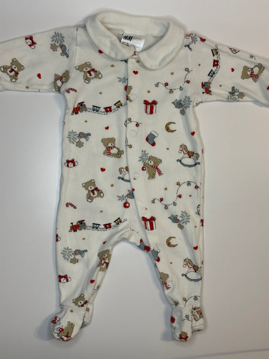 Strampler Weihnachten Gr. 56