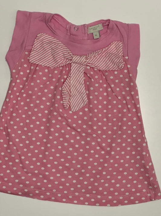 Baby Kleid pink mit Punkten Gr. 62 Coconut Baby