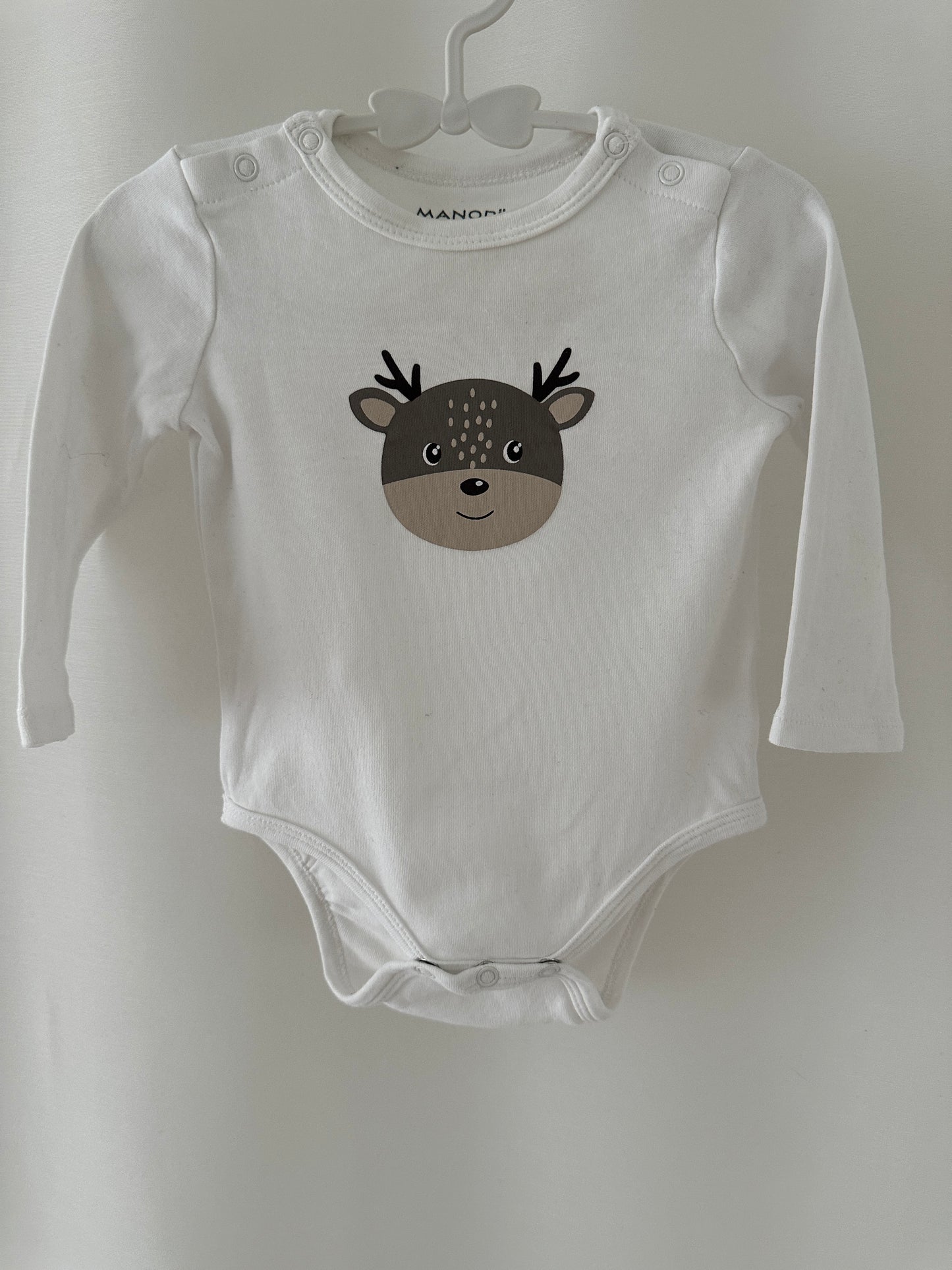 Langarmbody mit Knöpfen