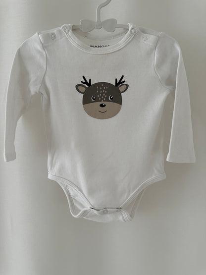 Langarmbody mit Knöpfen