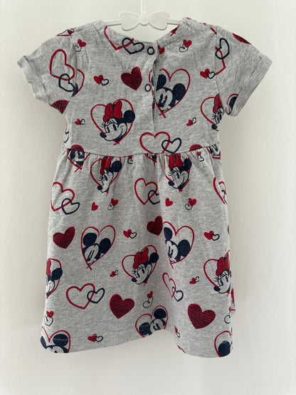 Kleid kurzarm Mickey Mouse Gr. 80