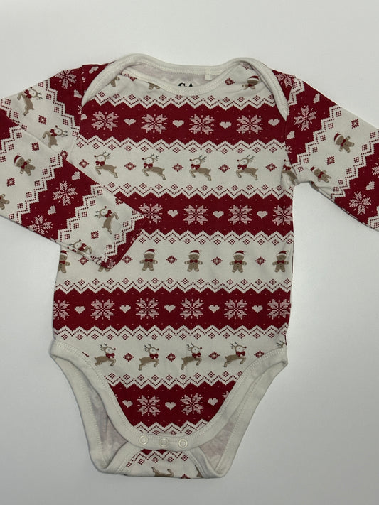 Baby Weihnachtsbody Rentier Gr. 86 C&A