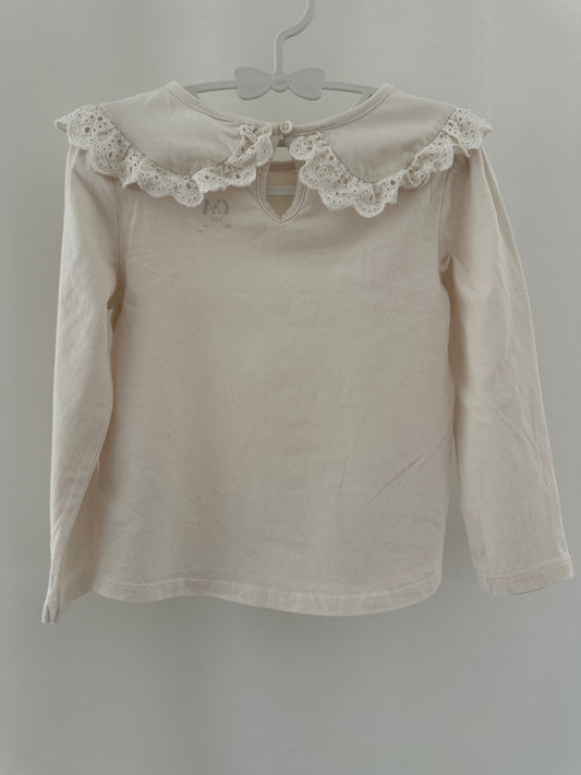 Pullover in Creme Gr. 104