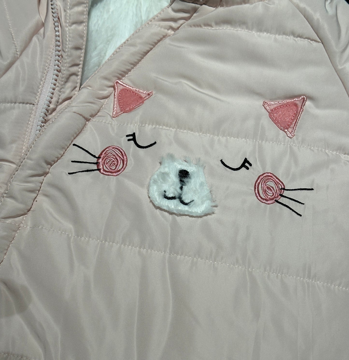 Overall Winter mit Katze