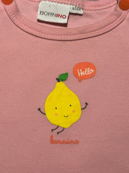 Pullover mit Zitrone Gr. 62/68