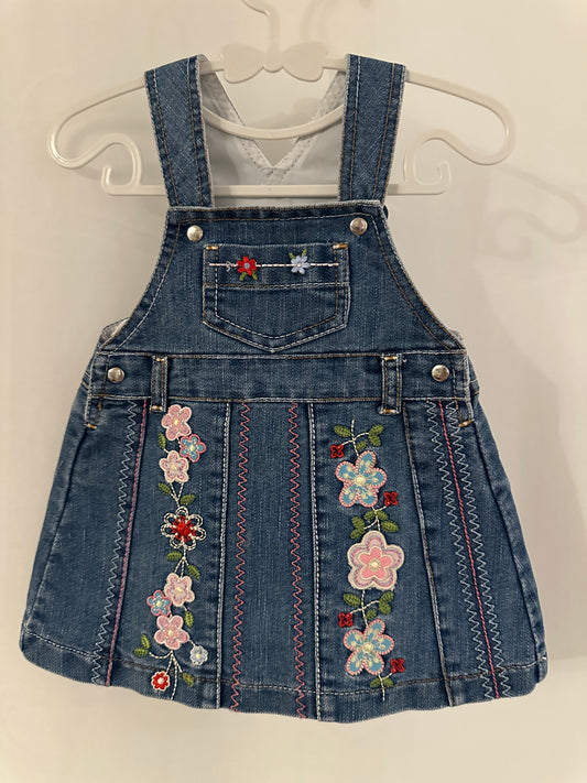 Kleidchen mit Blumen Gr. 68