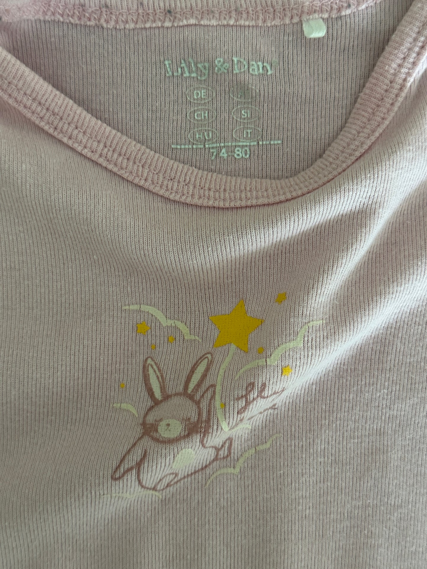 Langarmbody mit Hase