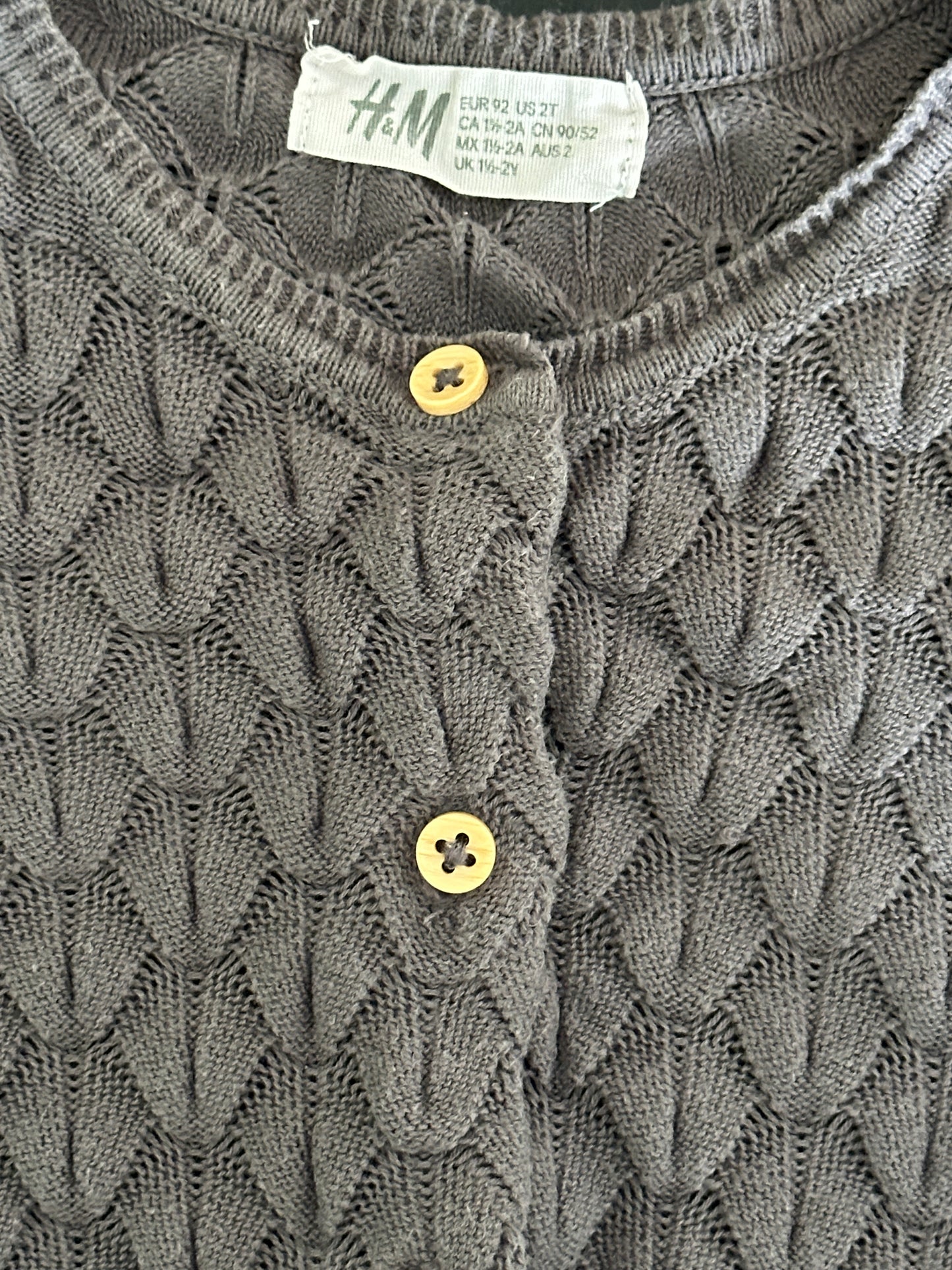 Strickjacke mit Knöpfen Gr. 92