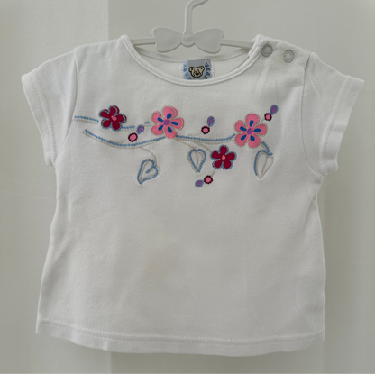 T-Shirt mit Blumen Gr. 68