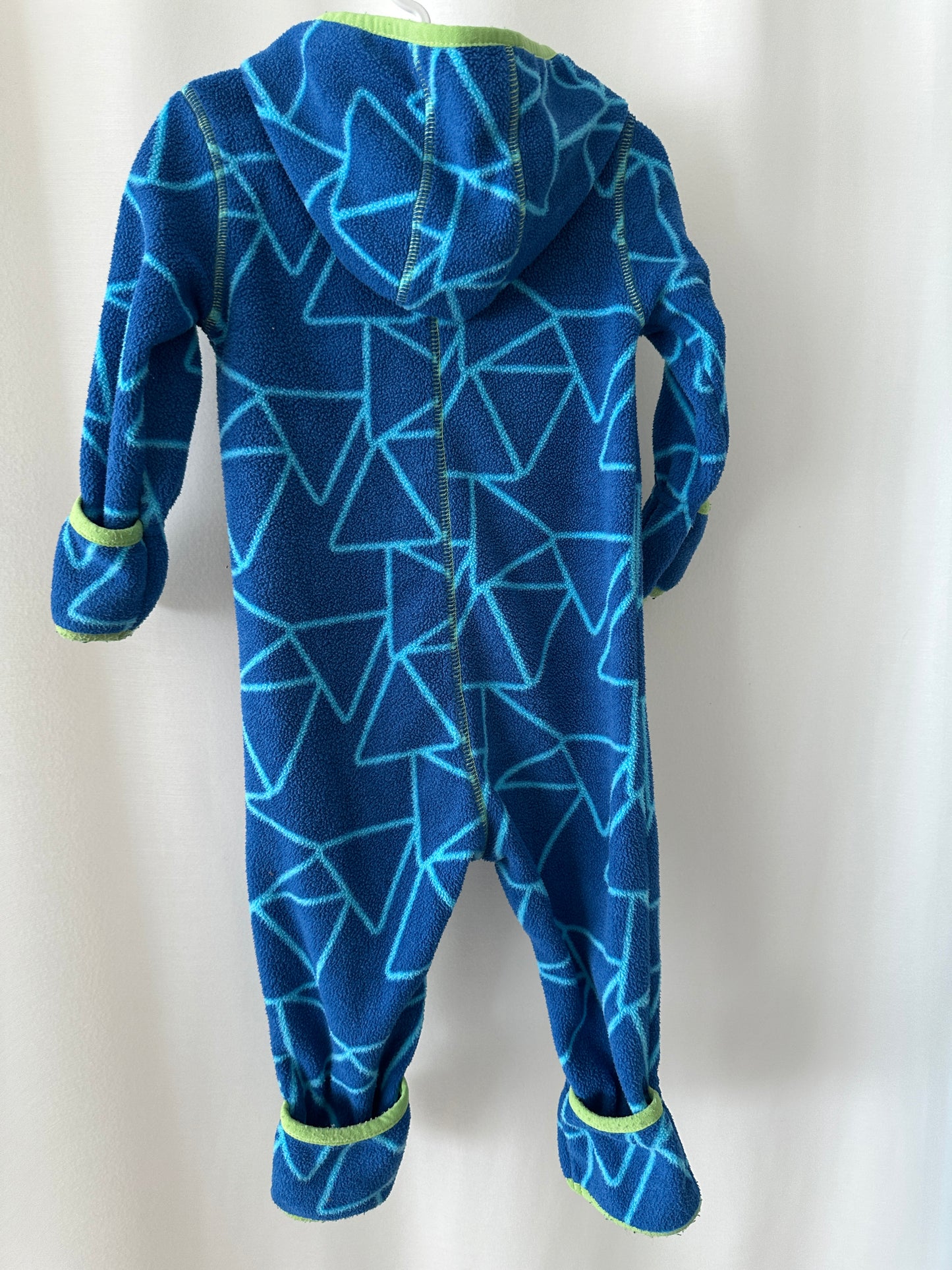 Kuschliger Overall mit umklappbaren Füssen Gr. 62/68