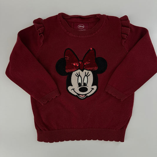 Baby Pullover Minnie Mouse Rot Disney Gr. 92