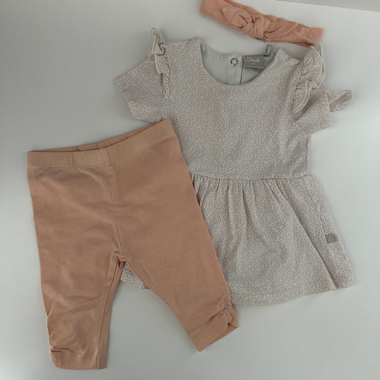 Baby Set Kleid & Leggings Gr. 62 & 68