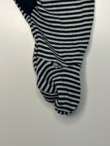 Strampler gestreift Gr. 50/56