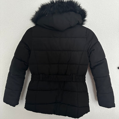 Winterjacke mit schwarzem Fell Gr. 140
