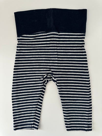 Baby Leggings Gestreift Dunkelblau Gr. 68
