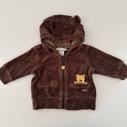H&M Winnie Puuh Baby Kapuzenjacke Braun – Gr. 56