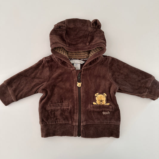 H&M Winnie Puuh Baby Kapuzenjacke Braun – Gr. 56