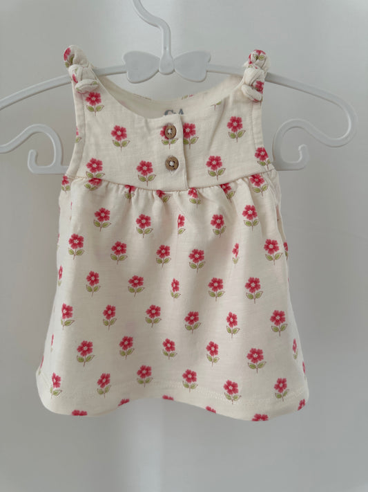 Kleidchen mit Blumen Gr. 62