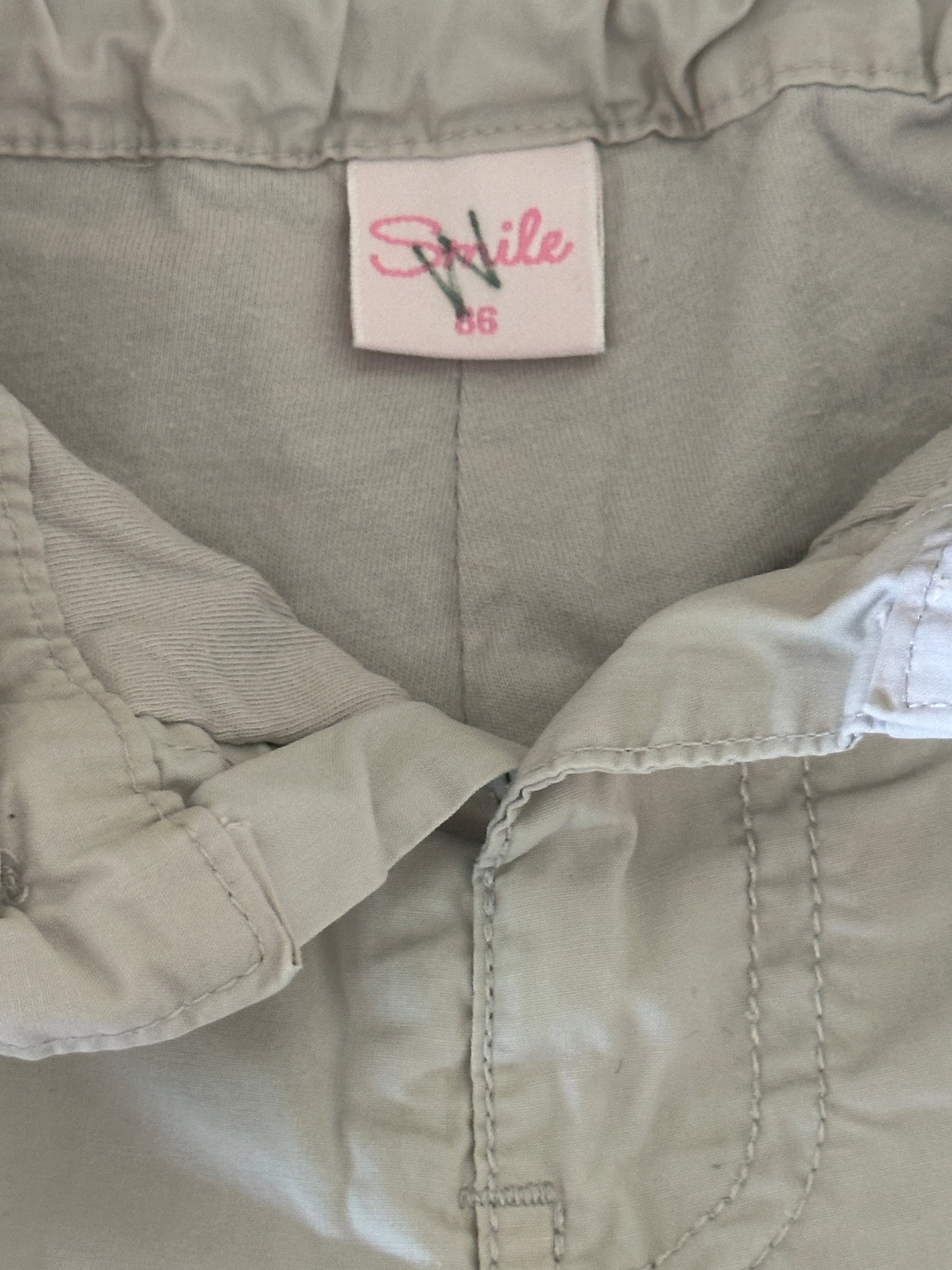 Hose lang (gefüttert) mit Schmetterlingen Gr. 86